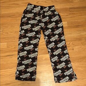 Justice Black Stranger Things Pajama Bottoms